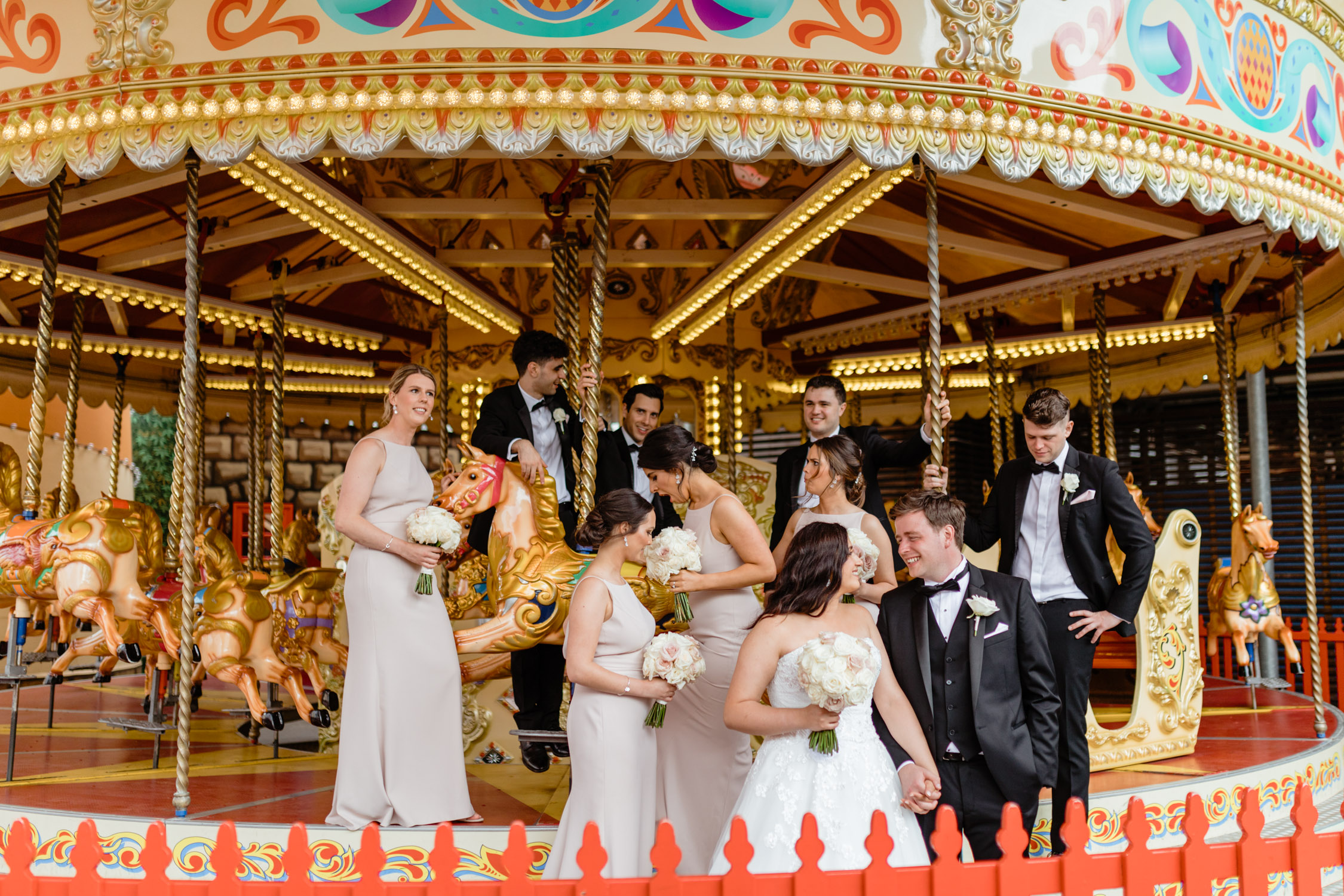 Issy and Lewis’ Luna Park Wedding